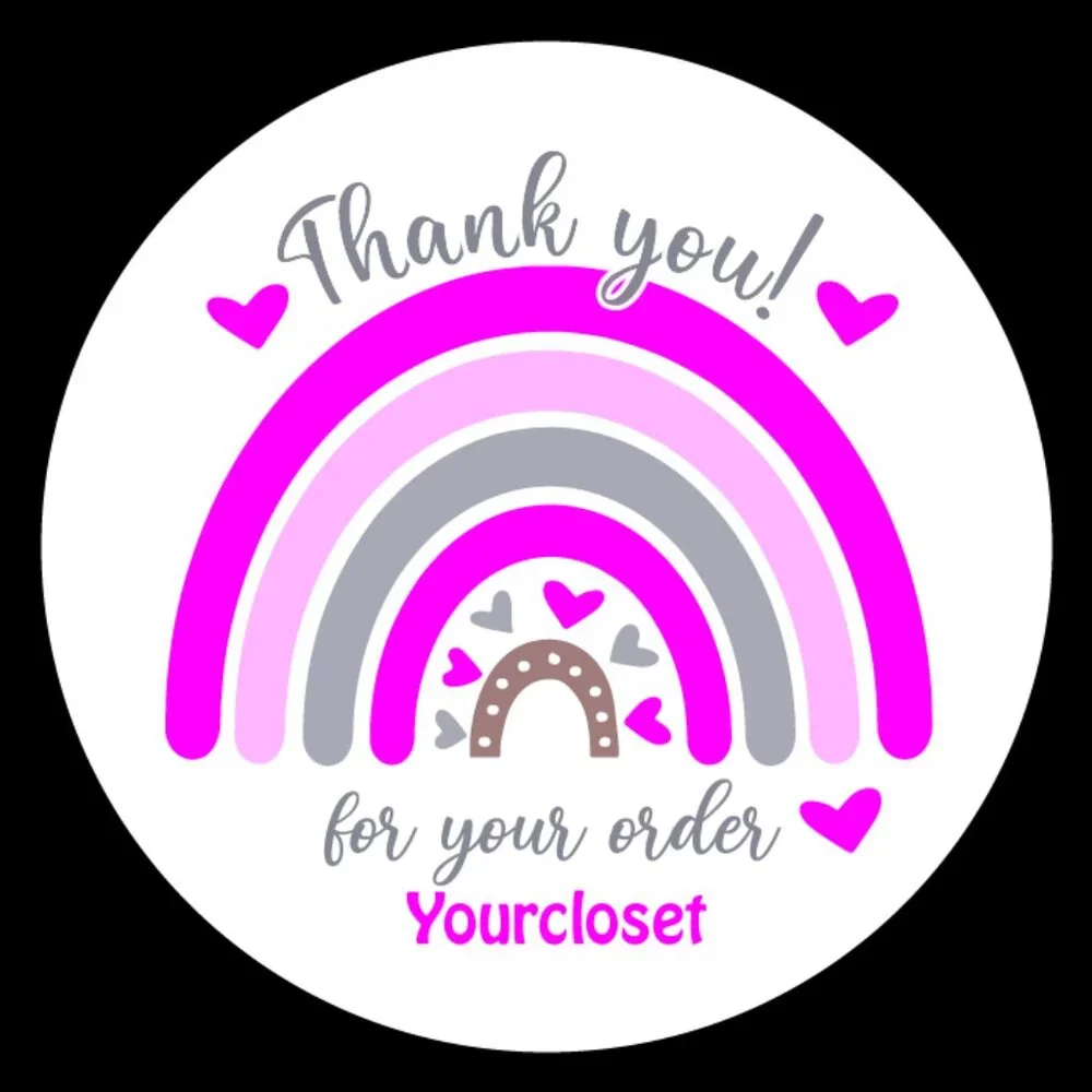 Thank♥️ 5x25 / 60 Thank You Stickers